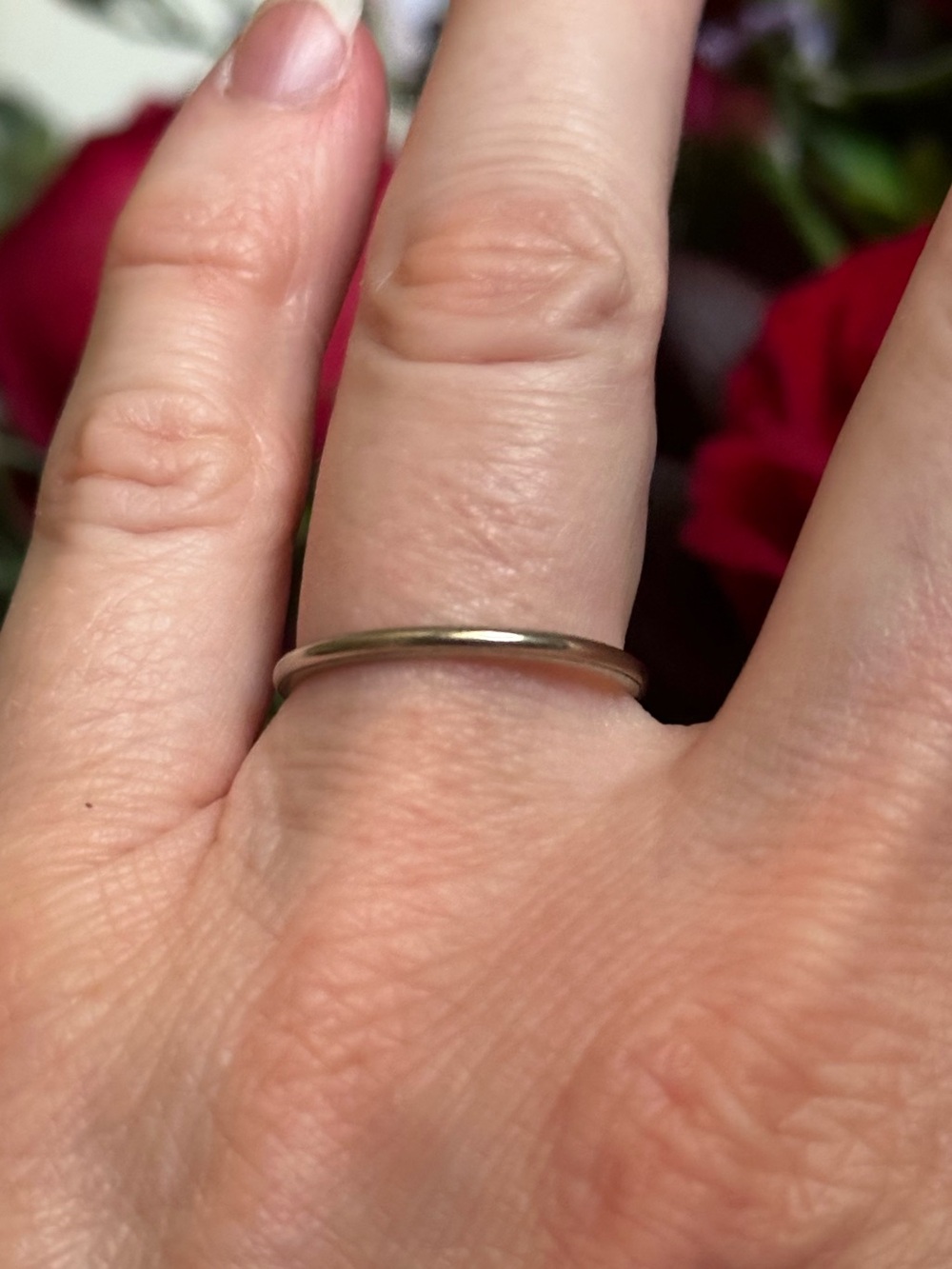 Antique 10k Solid White Gold JR Wood & Son’s Wedding Band Ring Size 8 - Picture 10 of 15
